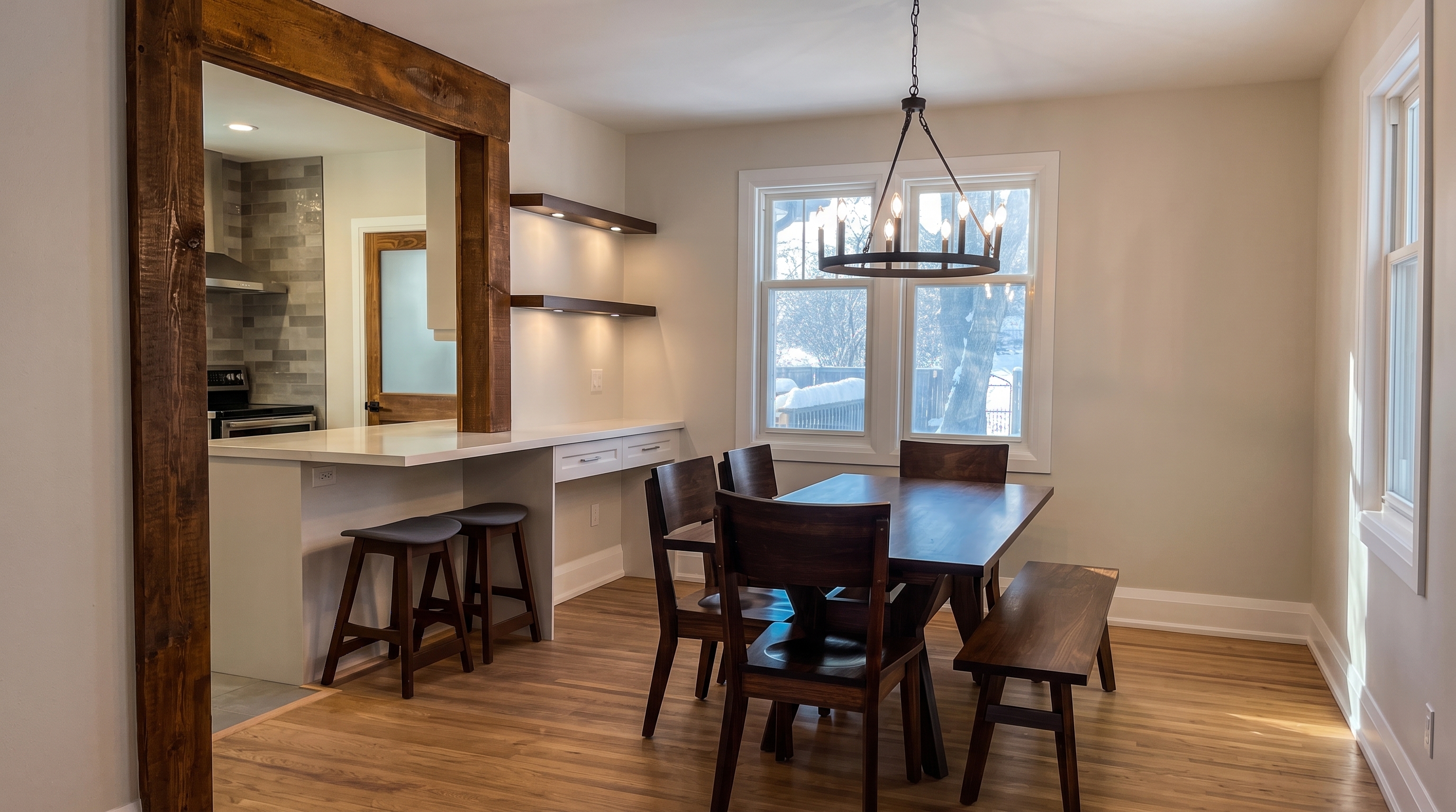 Kitchens & dining completed by THREE-L CONTRACTING INC.